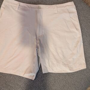 all in motion Light Pink Flat-Front Men's Shorts